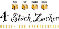 4 Stück Zucker Messe- und Eventservice GmbH Logo